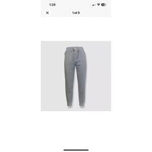 $50 Galaxy By Harvic Men's Gray Slim Fit Casual Joggers‎ Sweat Pants Size XL